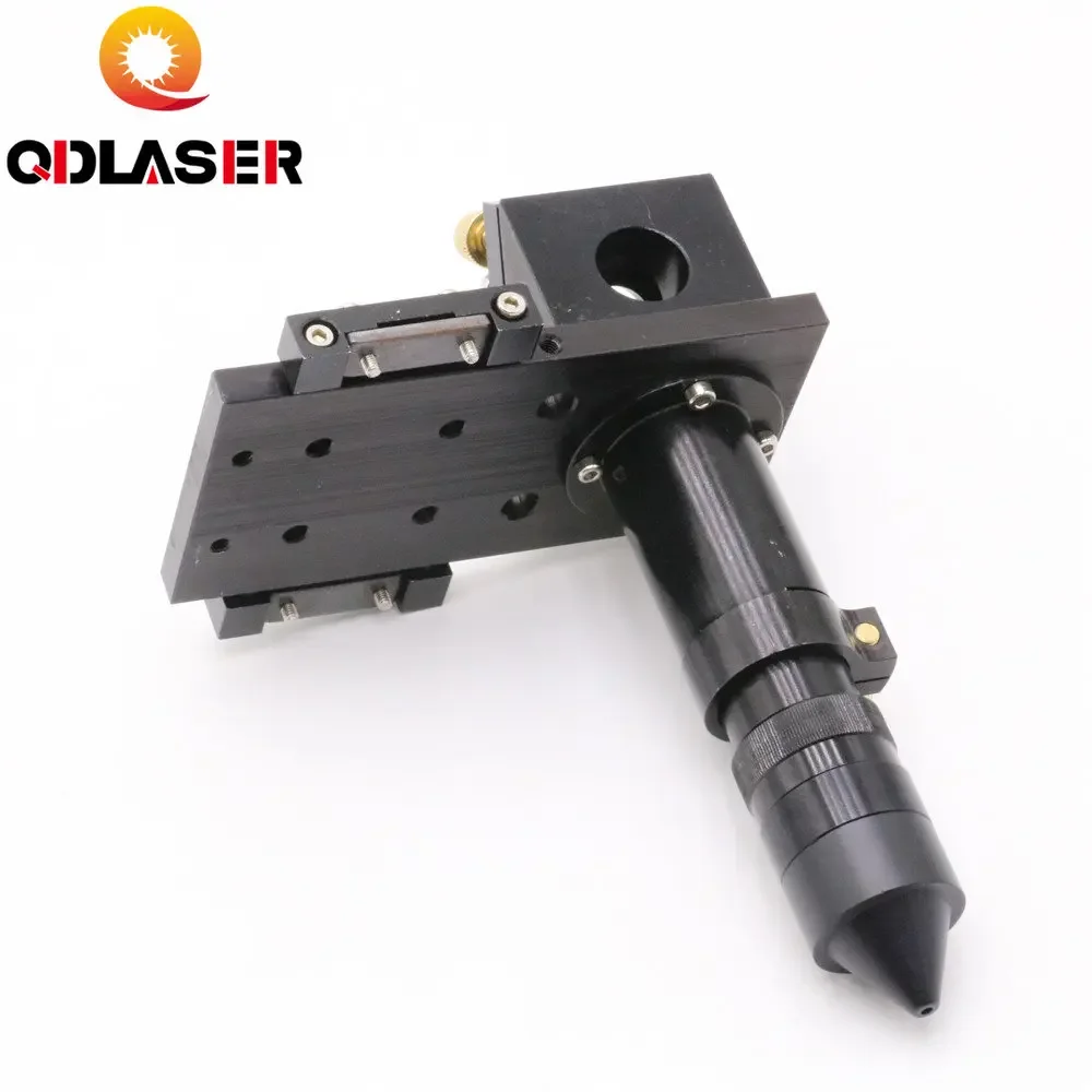 QDLASER High Quality CO2 Laser Cutting Head for Focus Lens Dia.20 FL.50.8 63.5 101.6mm & Mirror 25mm Mount