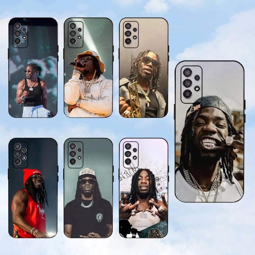 

Epc Tiakola Rapper Phone Case For Samsung S25,S24,S23,S22,S21,S20,S10,Ultra,Plus,Lite,FE,Soft Silicone Black Cover