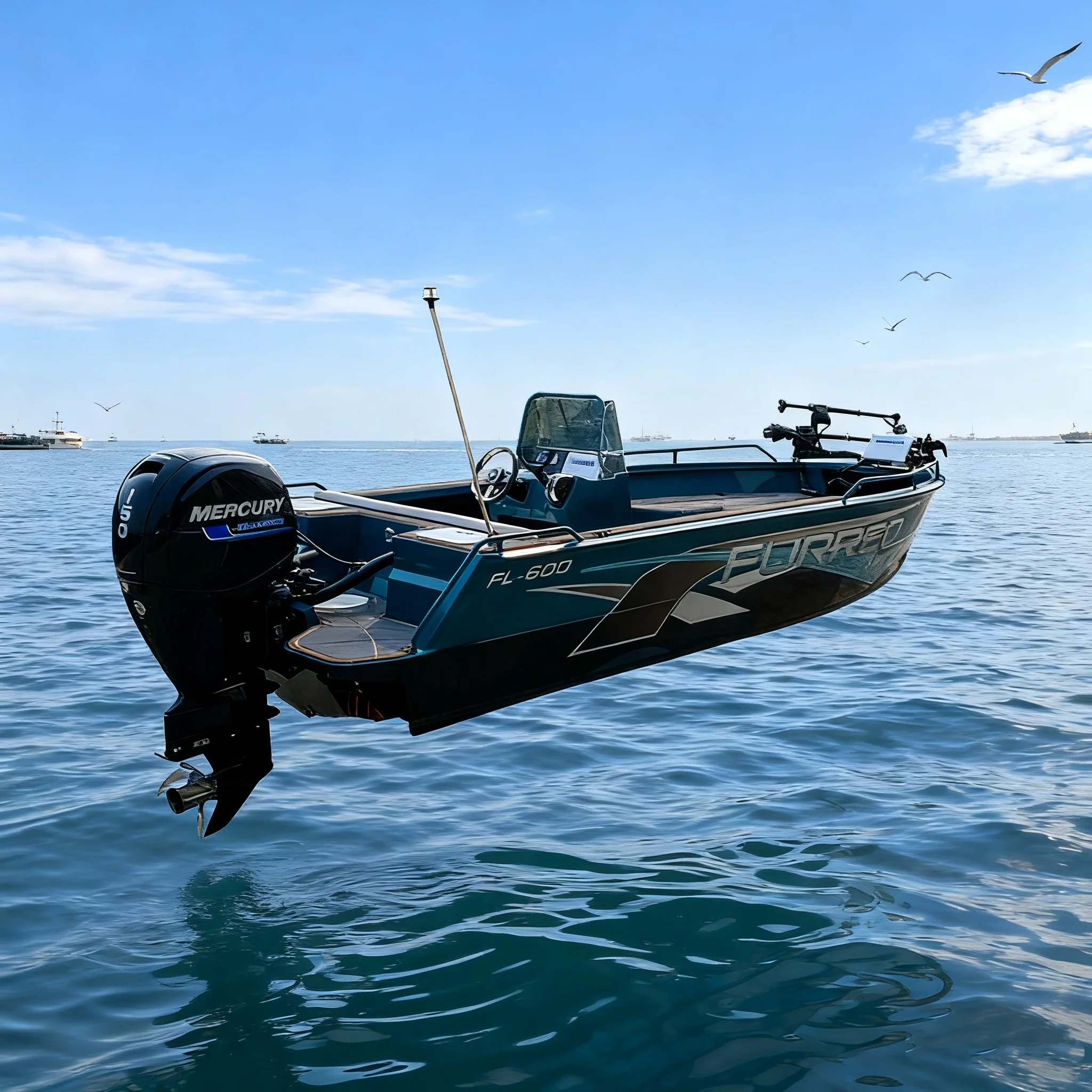 New Design Good Quality Fishing Boat Rod Racks Featuring Bass Boat Rod Tips and Rod Straps for Secure Handling