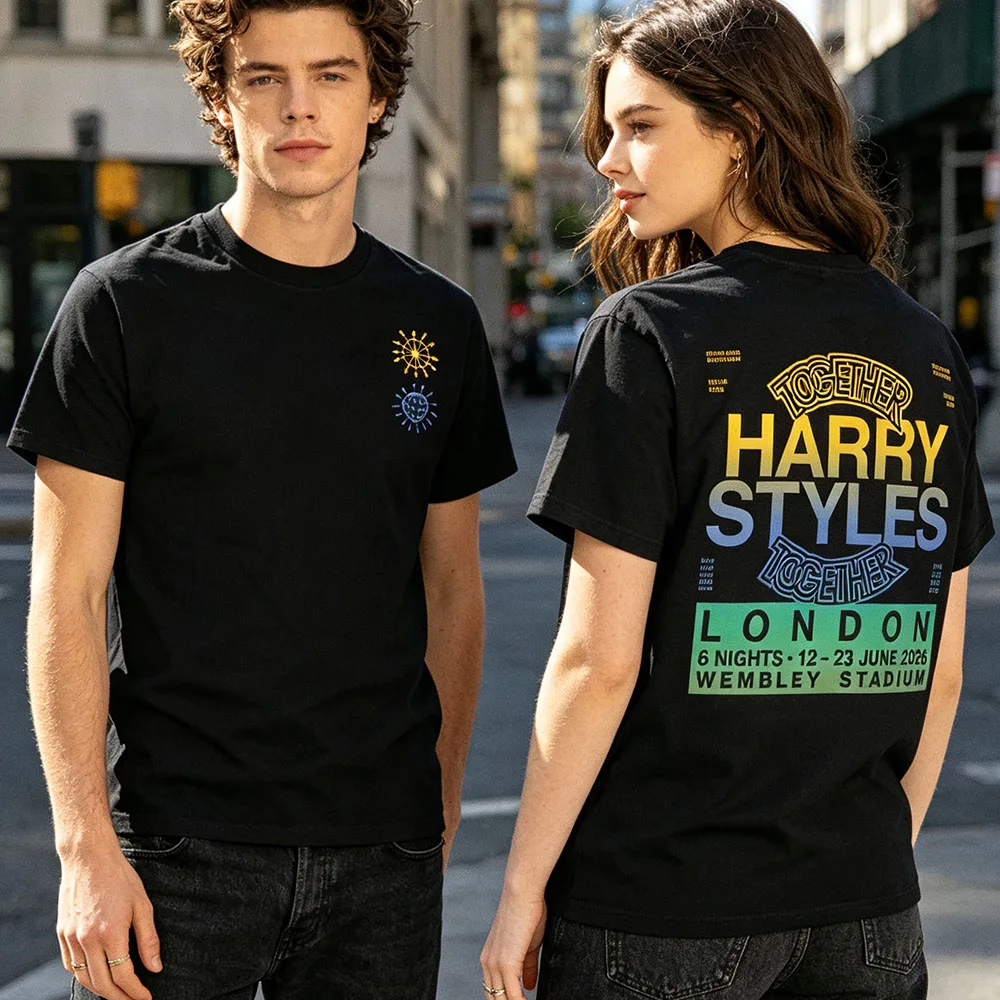 Harrystyles Live on Tour 2026 T-shirt Short Sleeve Summer Cotton Fashion Tshirts Streetwear Unisex Graphic Print Merch Women Tee