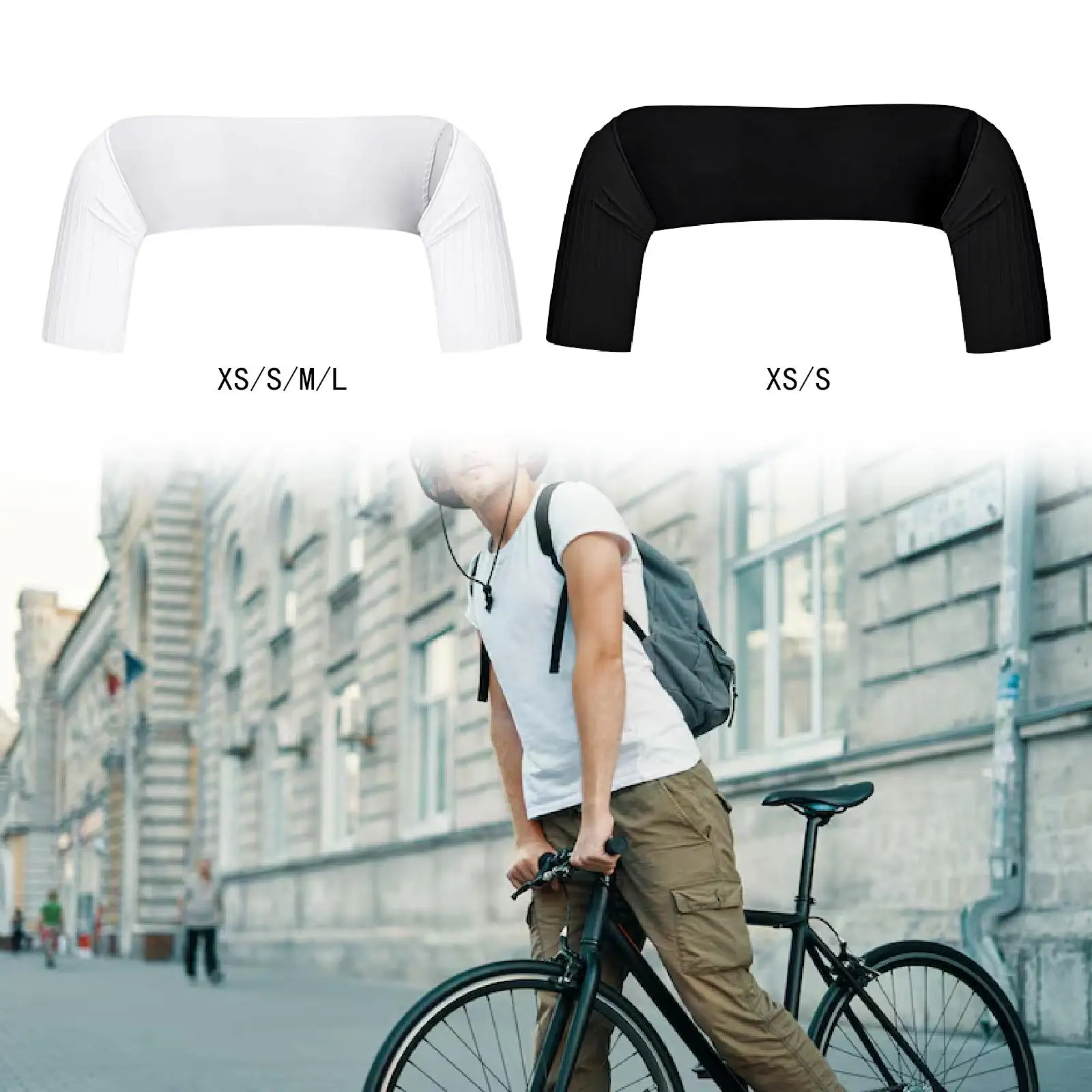 サイクリングスリーブ 自転車スリーブカバー 軽量アクセサリー 乗馬 多用途 女性 男性 ユニセックス 夏 通気性 速乾性