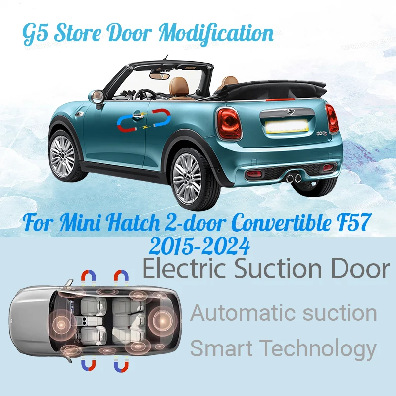 

For Mini Hatch 2-door Convertible F57 2015–2024 Car Electric Suction Door Power-assisted Closing Door Soft-close Function
