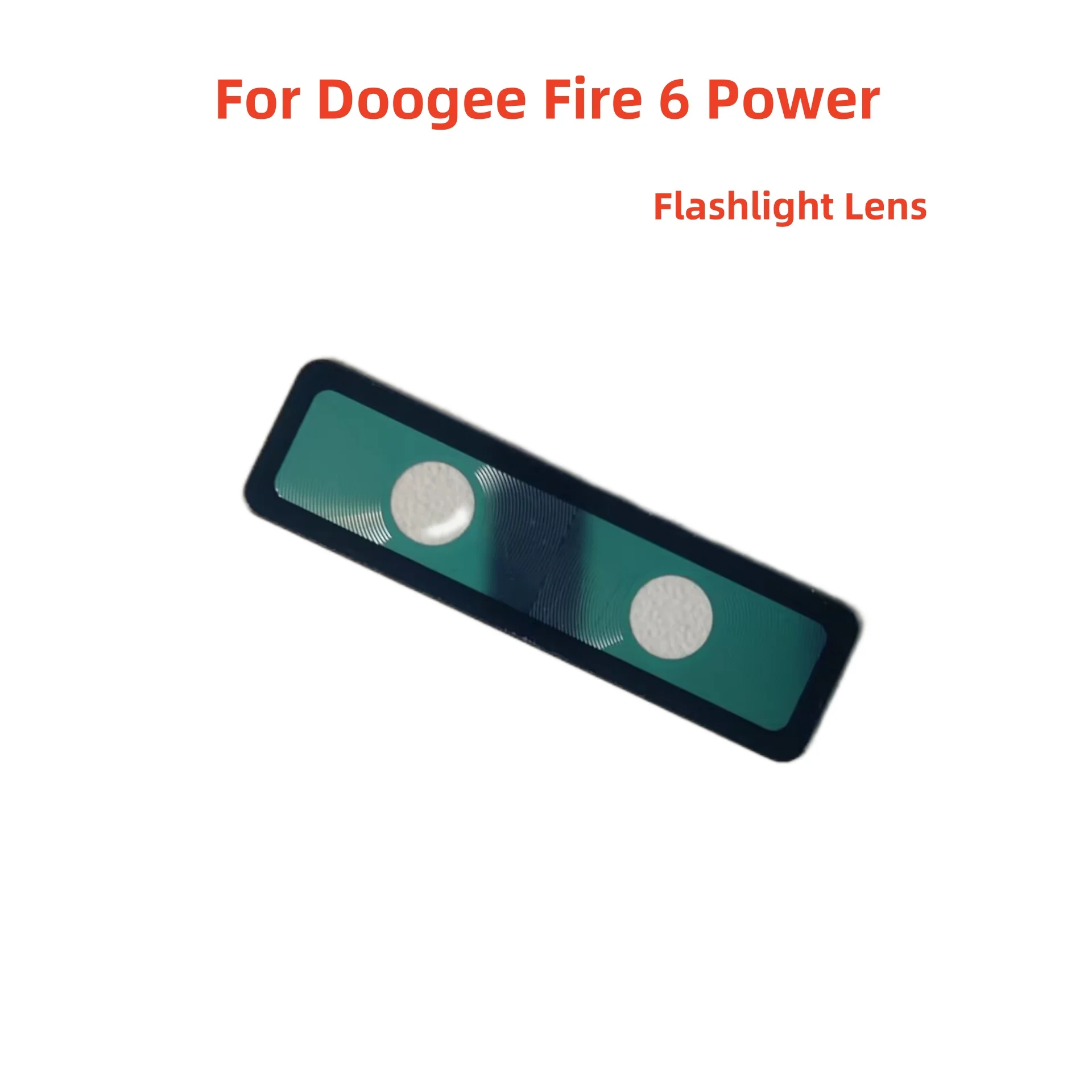 

Оригинальный фонарик для сотового телефона Doogee Fire 6, стеклянная крышка, запасная часть