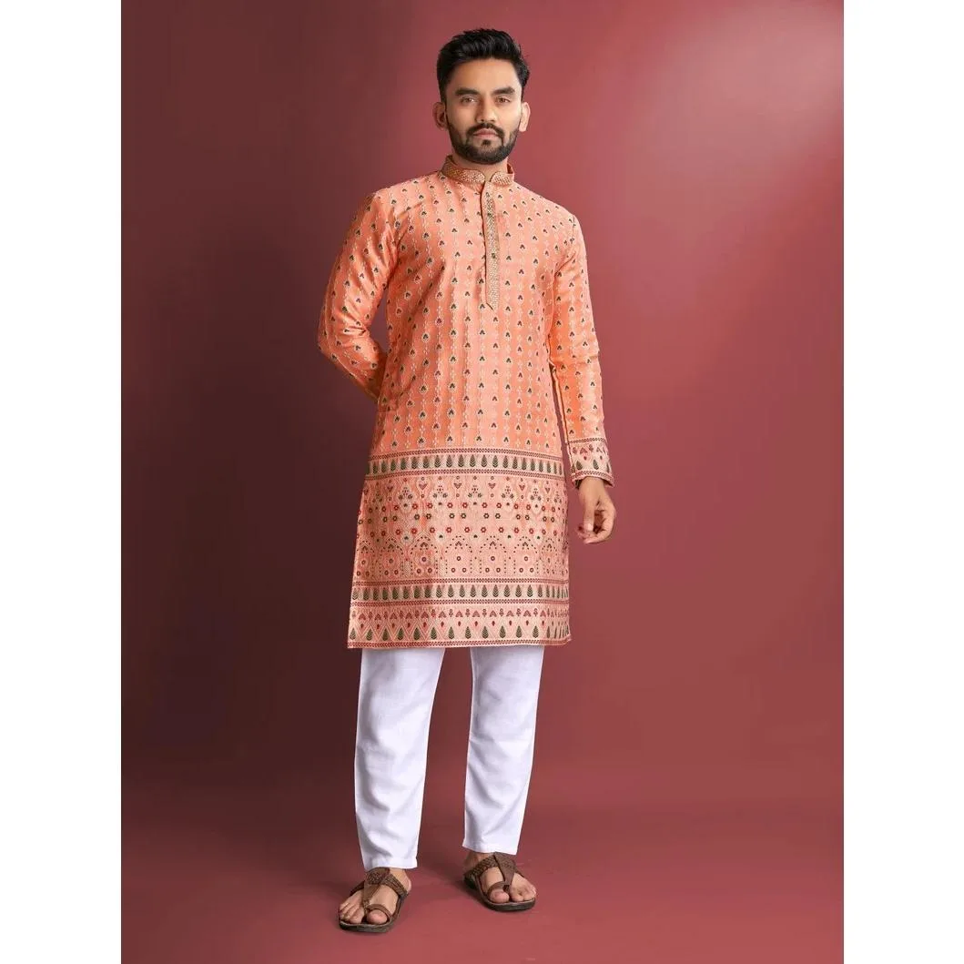 عباية كورتة للرجال ثوب عربي طويل الخطوط الإسلامية هينلي قفطان بأشرطة عادي قمصان رجالية قفطان إسلامي 2026 على الطراز الوطني