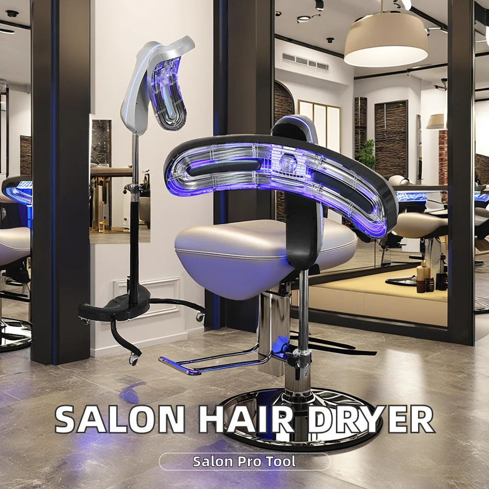 Multi-Purpose Standing Hair Dryer Machine with Rollerball Processor for Hair Styling in Beauty Salons