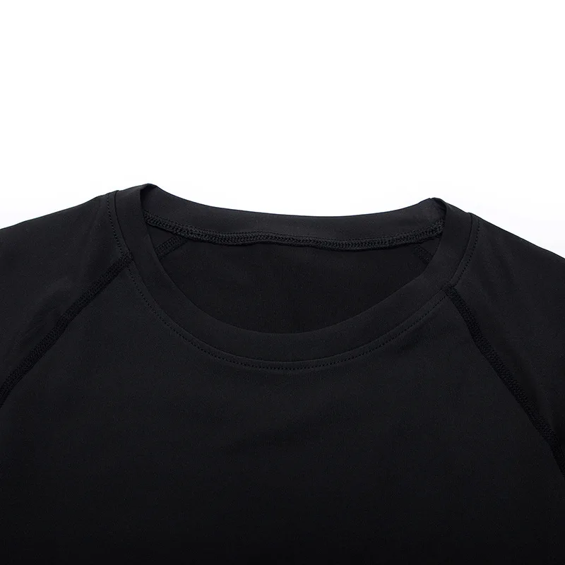 Enganliegendes Fitness-Sport-T-Shirt für Herren, Sommer, Kurzarm, Gym, Fitness, Laufen, schnelltrocknend, Sport-Oberteil für Herren – Detail 11