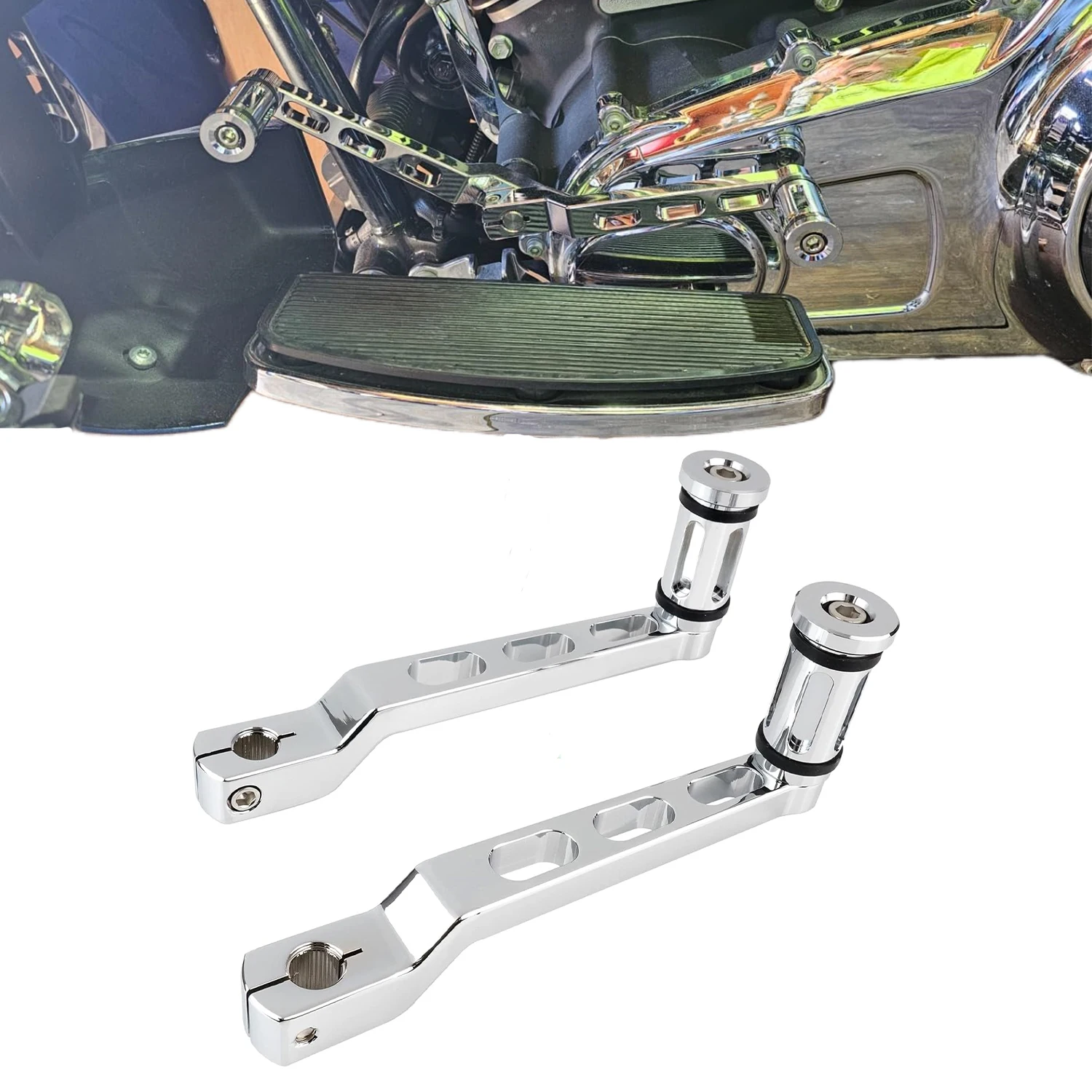 

Motorcycle Heel Toe Shift Levers for Harley 1986-2017 FL Softail 1988-2025 Road Glide Street Glide Electra Glide Road King 2Pcs