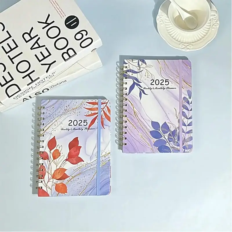 

2025 Weekly Planner Spiral Notebook 2025 Planner January-December 2025 Agenda Planner Appointment Book Planner With Elastic