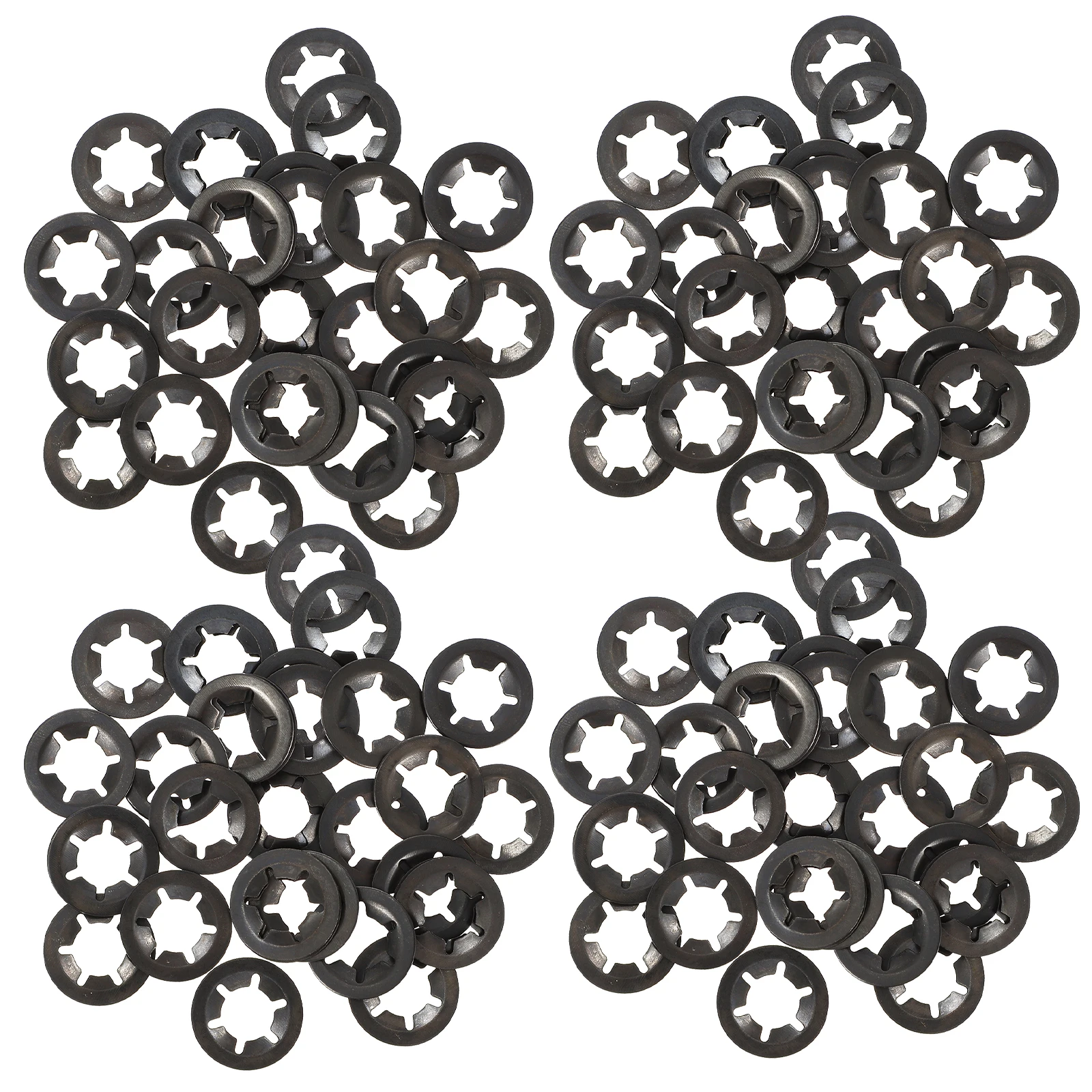 

210pcs Bearing Clamp Locking Washers Internal Carbon Steel High Precision Corrosion Resistant Shock for Various