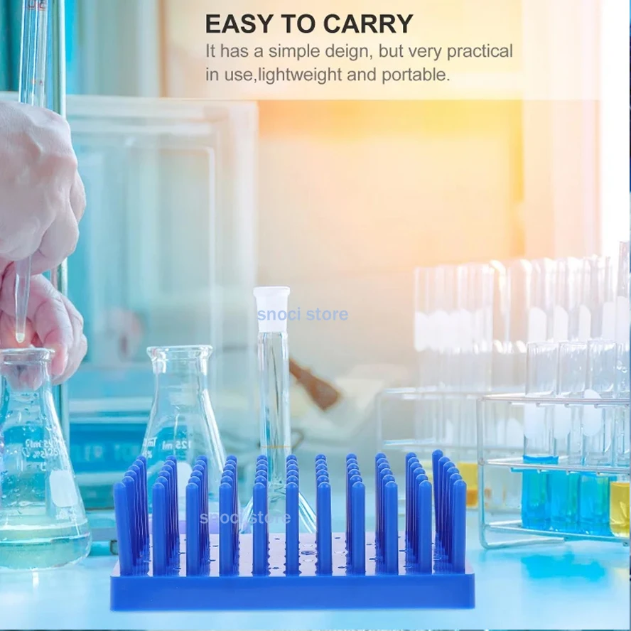 Plastic Test Tube Drying Rack tube Storage Stand Draining Holder Laboratory Supplies Test Tube Rack Testing Tubes Drying Holder