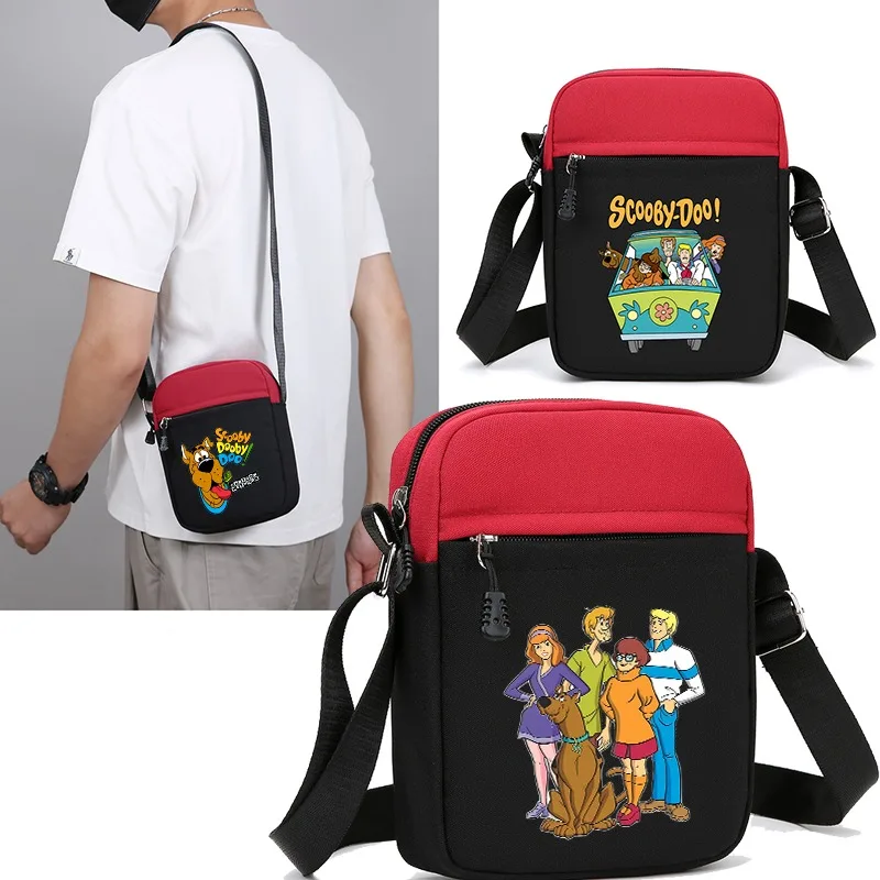 Sacs à bandoulière Scooby Doo pour femmes, sac à bandoulière imprimé avec motif de dessin animé, sac à main unisexe à la mode pour l'extérieur, cadeaux d'anniversaire