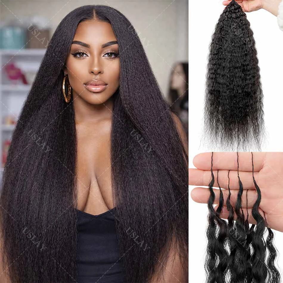 

Накладные волосы для плетения косичек: невидимые, предварительно разделенные, без узлов, из натуральных волос, с креплением на нитке, для крючкового плетения.