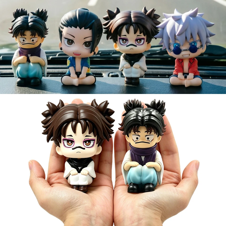 Heiß! Süße Q-Version Jujutsu Kaisen Choso LookUp Geto und Gojo Anime-Figur, bewegliche PVC-Actionfigur, Modellspielzeug, Geschenk