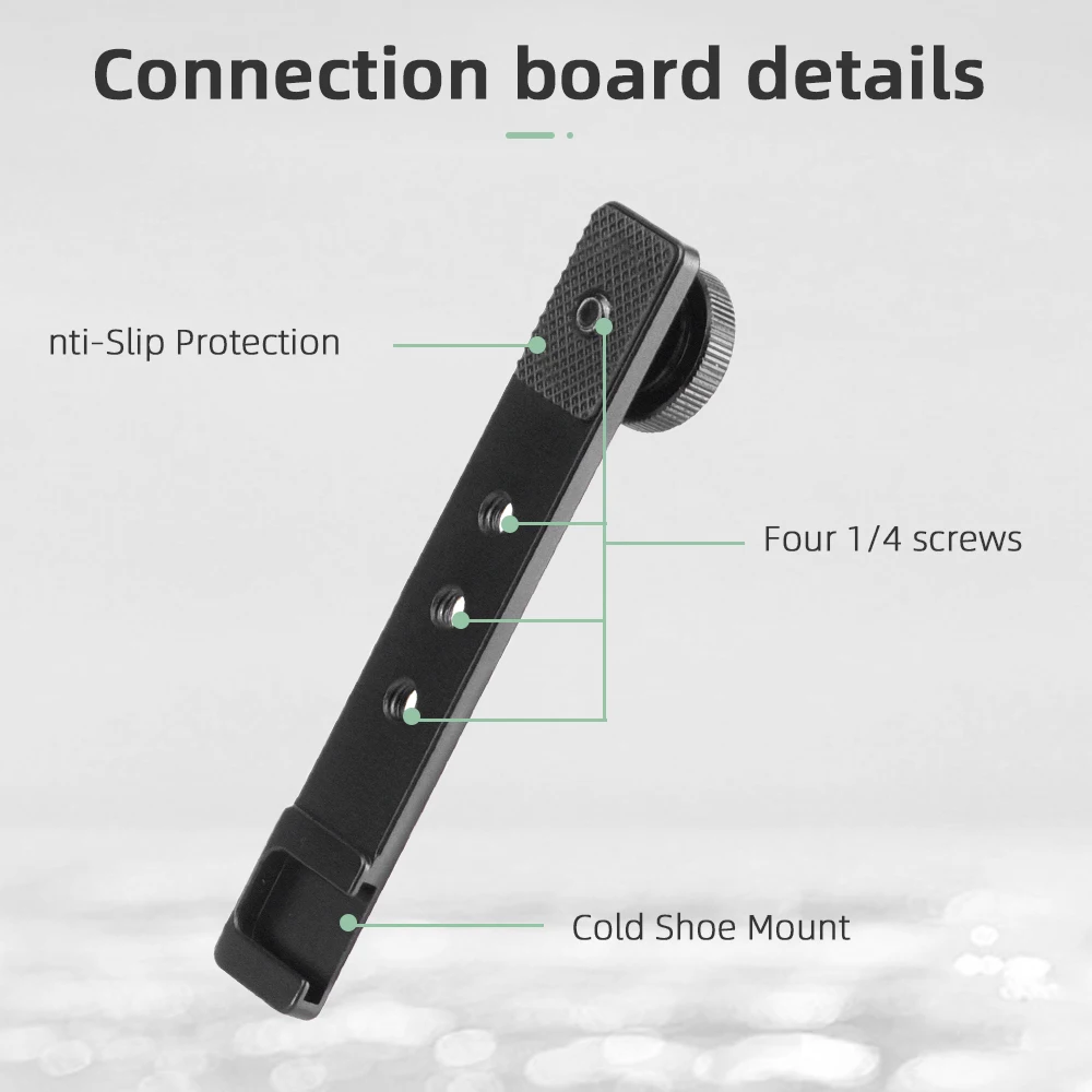 BRDRC Handyhalterung für DJI Pocket 3, Handyhalterung, Kameramonitor, Fülllicht, Clip-Klemme für Smartphone, Vlog-Aufnahmen