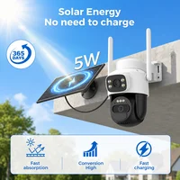 Vstarcam 8MP Dua l Lens Solar WIFI Security Cameras With Solar Panels PIR Human Detection Night Vision Battery CCTV Camera 2