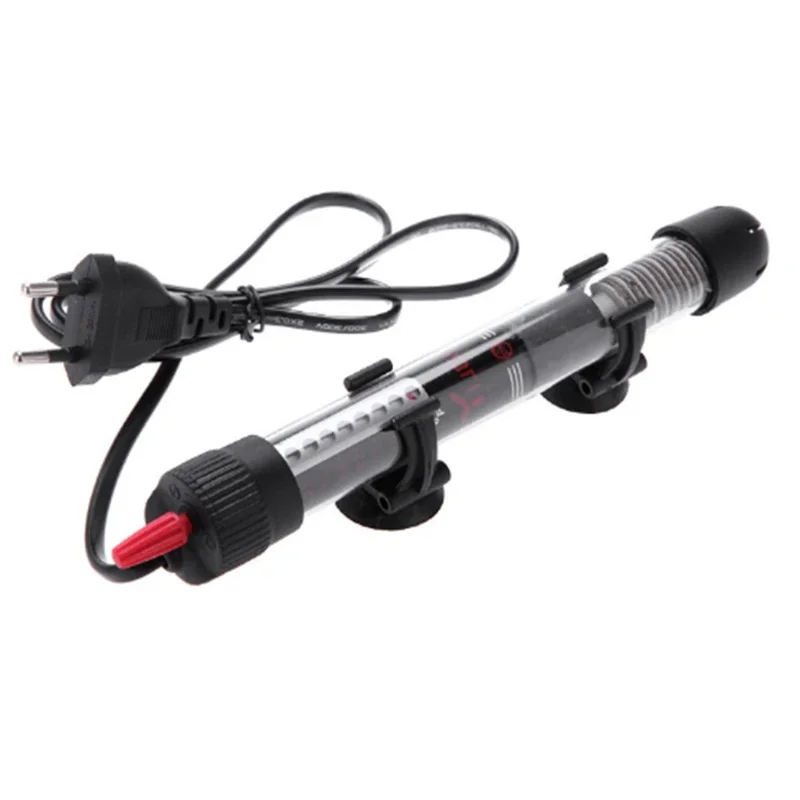 25W/50W/100W/200W/300W Aquarium Submersible Fish Tank Automatic Water Heater Constant Temperature Heating Rod EU Plug