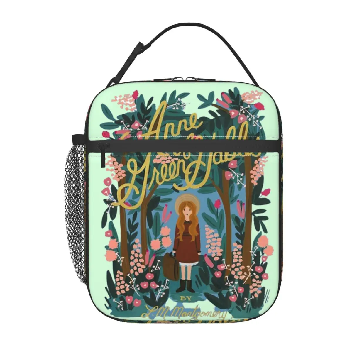 Anne Of Green Gables Insulated Lunch Bag for Women Kids Leakproof Food Boxes Thermal Lunch Box Tote