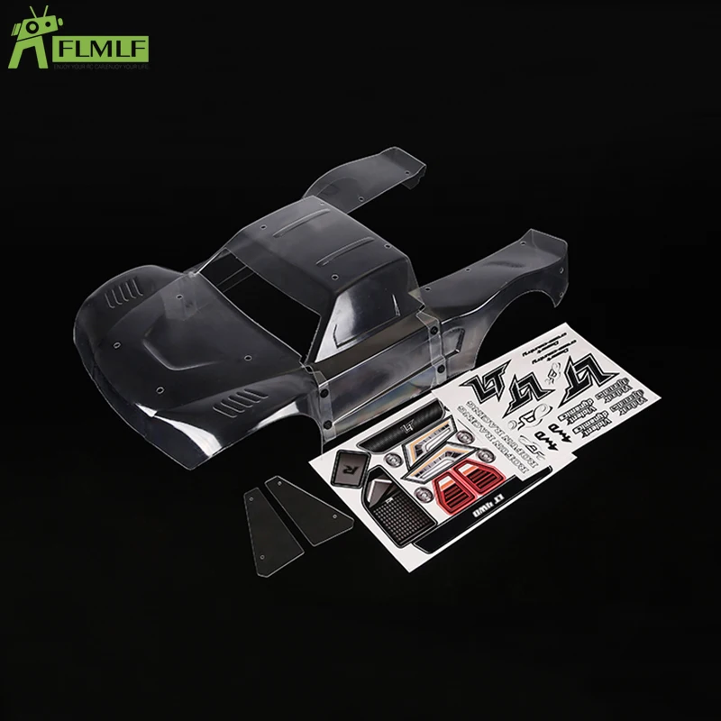 Clear Body Shell with Sticker Kit Fit for 1/5 Losi 5ive T ROFUN ROVAN LT KingmotorX2 Rc Car Toys Games Parts