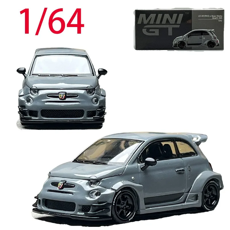 

MINIGT Diecast 1/64 Scale Abarth Alloy Car Model Abarth 595 #995 Play Vehicles Toys for Boys Original Box Collection