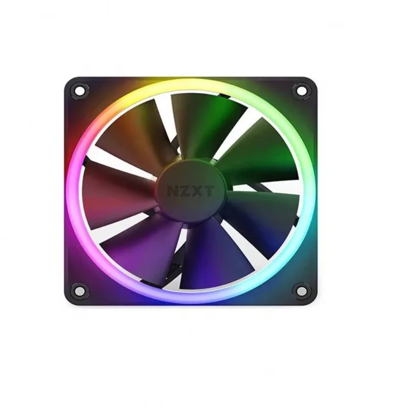 Novo NZXT F120 RGB Black Case Fan para Gaming Computador Refrigerador RGB PC Case PWM Fan