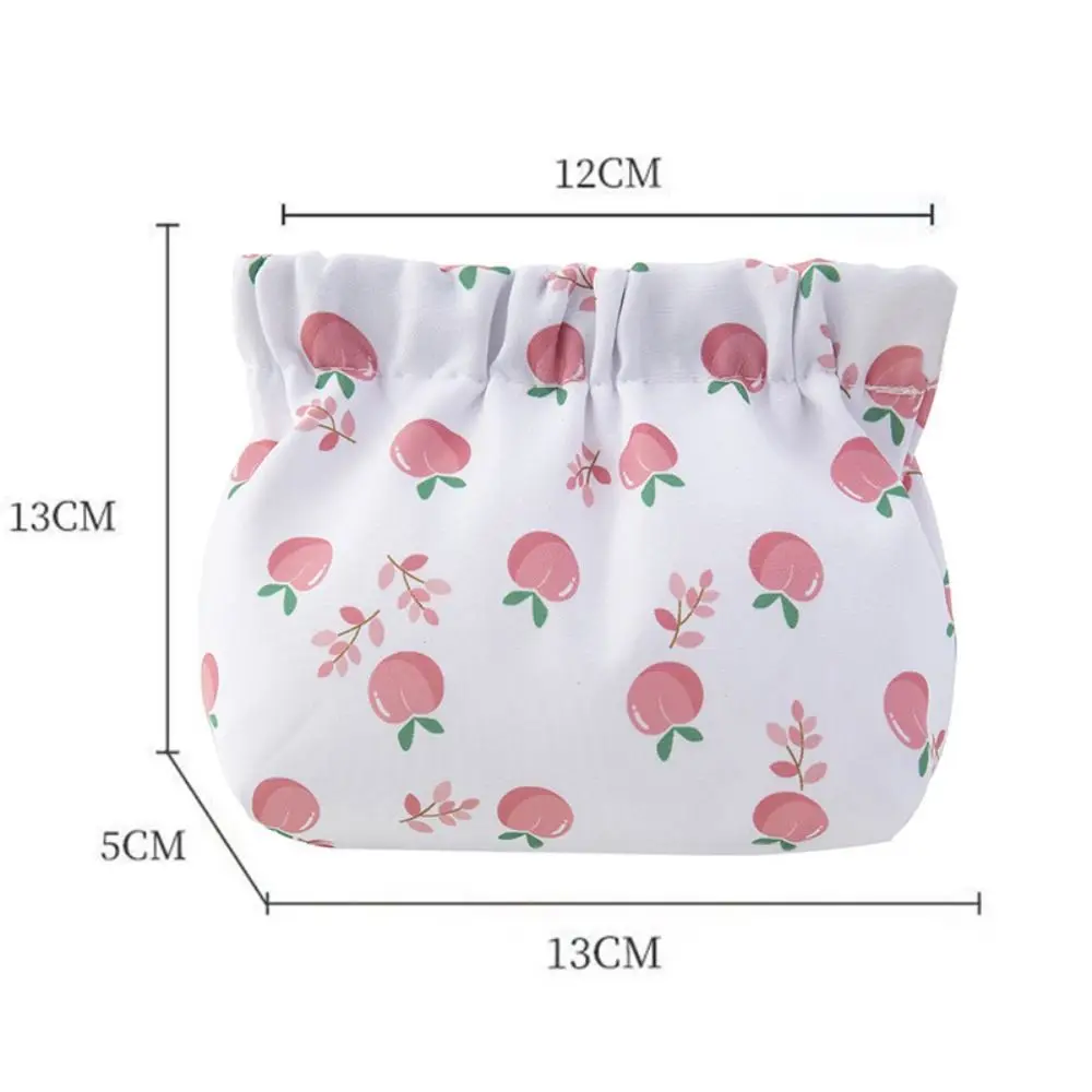 

Gift Cloth Shrapnel Bag Automatic Closing Portable Cosmetic Bag Coin Pouch