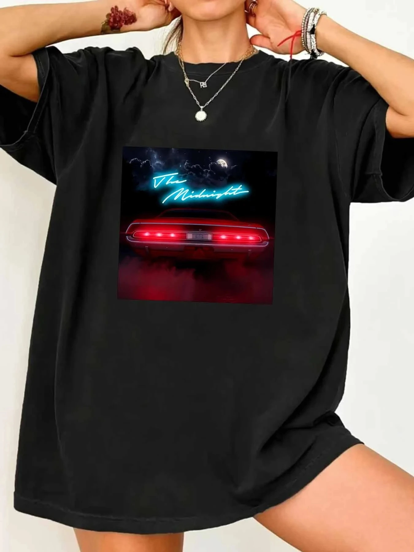 

【WY102512】Женская футболка больших размеров с круглым вырезом и короткими рукавами, эластичными полурукавами и модными принтами