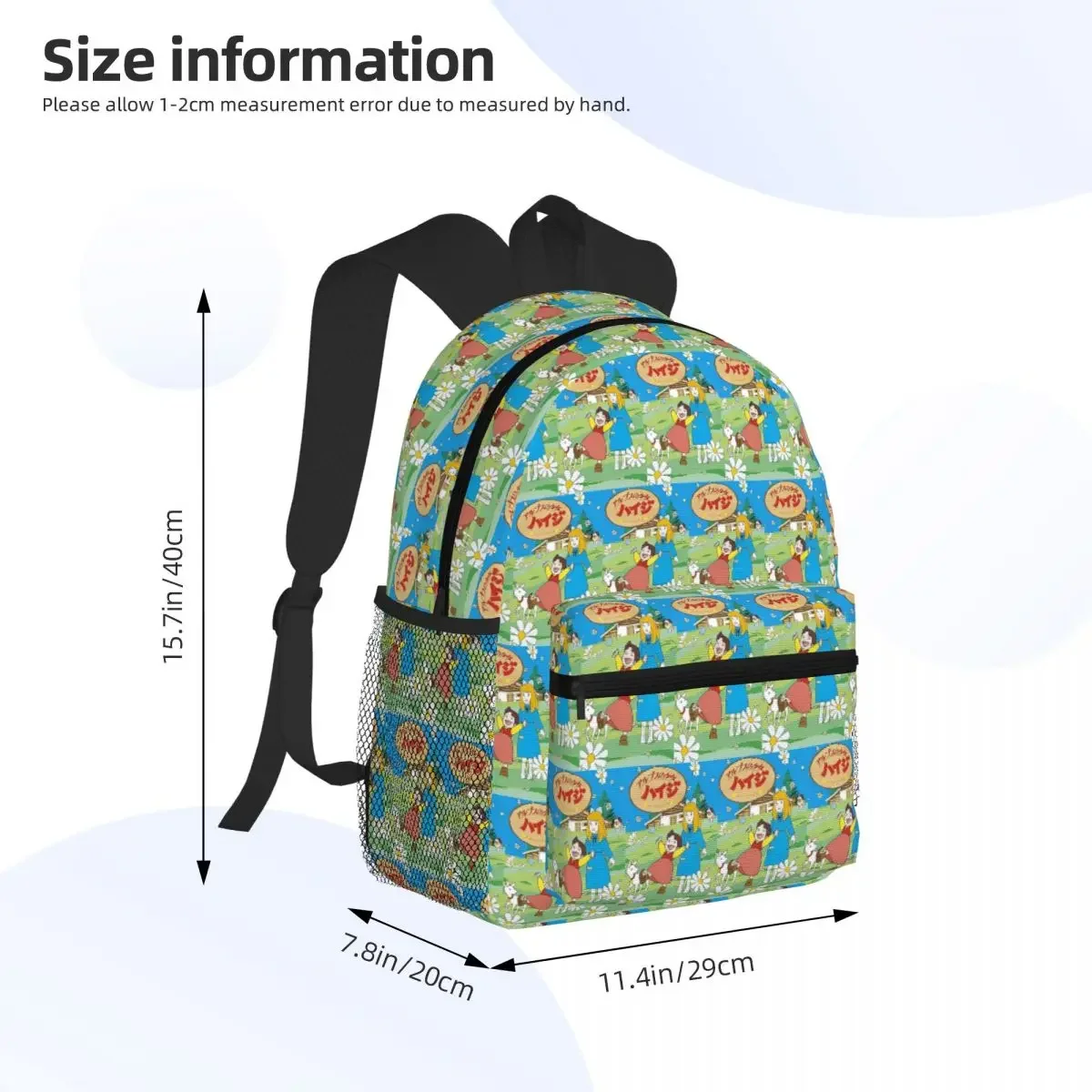 Heidi Student Backpack School Bag Hiking Travel Daypack for Men Women Fashion Bookbag Shoulder Bags
