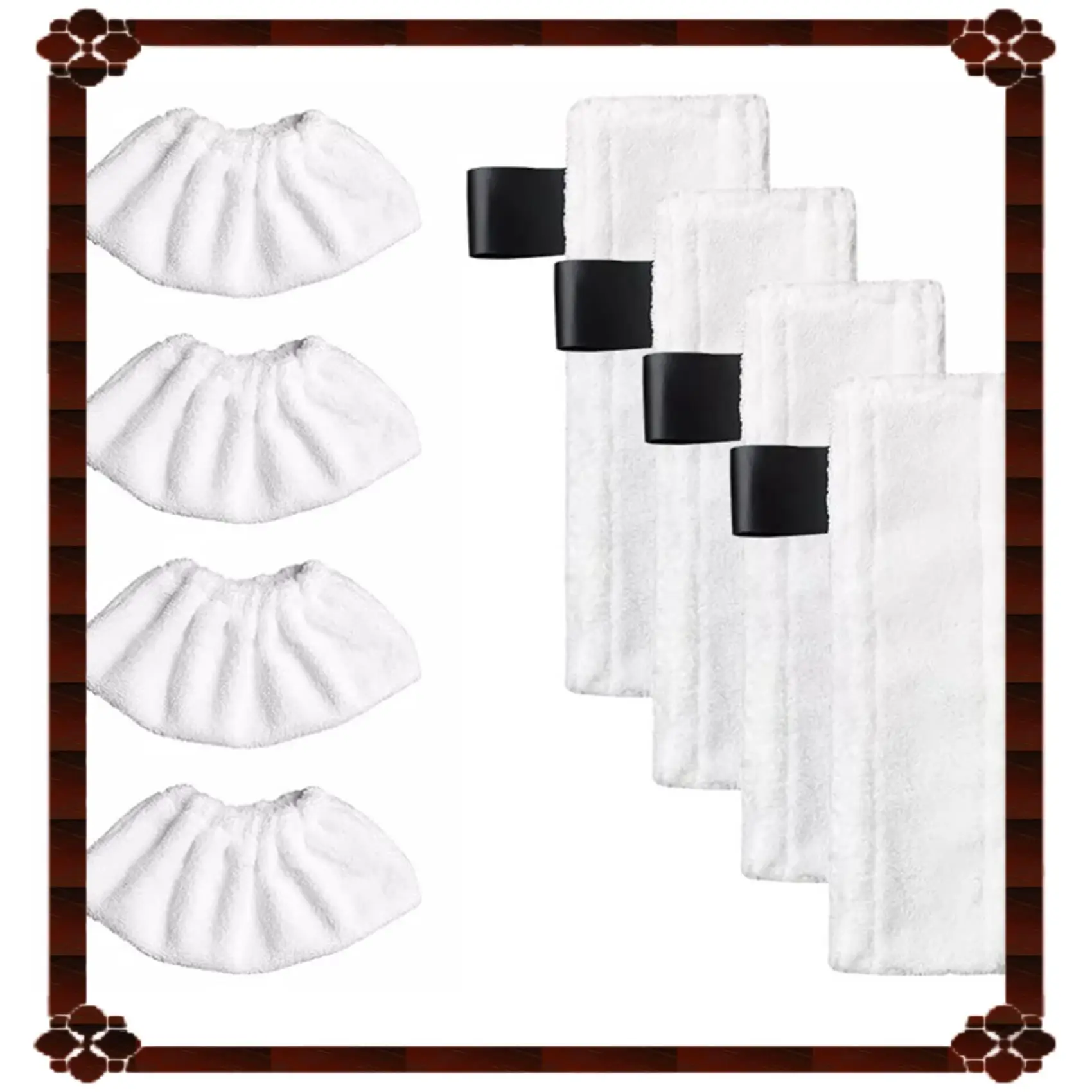 24-Hour Delivery Steam Mop Cloth Rags For Karcher Easyfix SC2 SC3 SC4 SC5 Microfiber Cleaning Pad Cover Steam Cleaner Accessorie