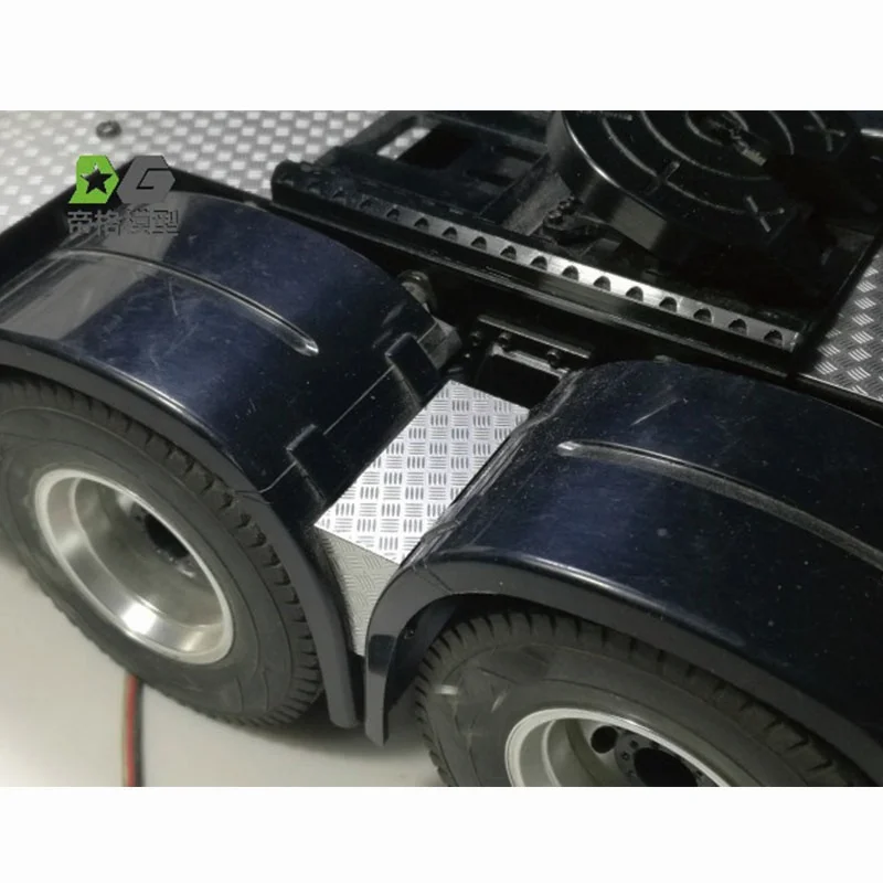 RC 1/14 Emperor Grid Tractor Head Decorative Board Anti Skateboard for Tamiya Hydraulic Excavator Loader Dump Tripper DIY Parts