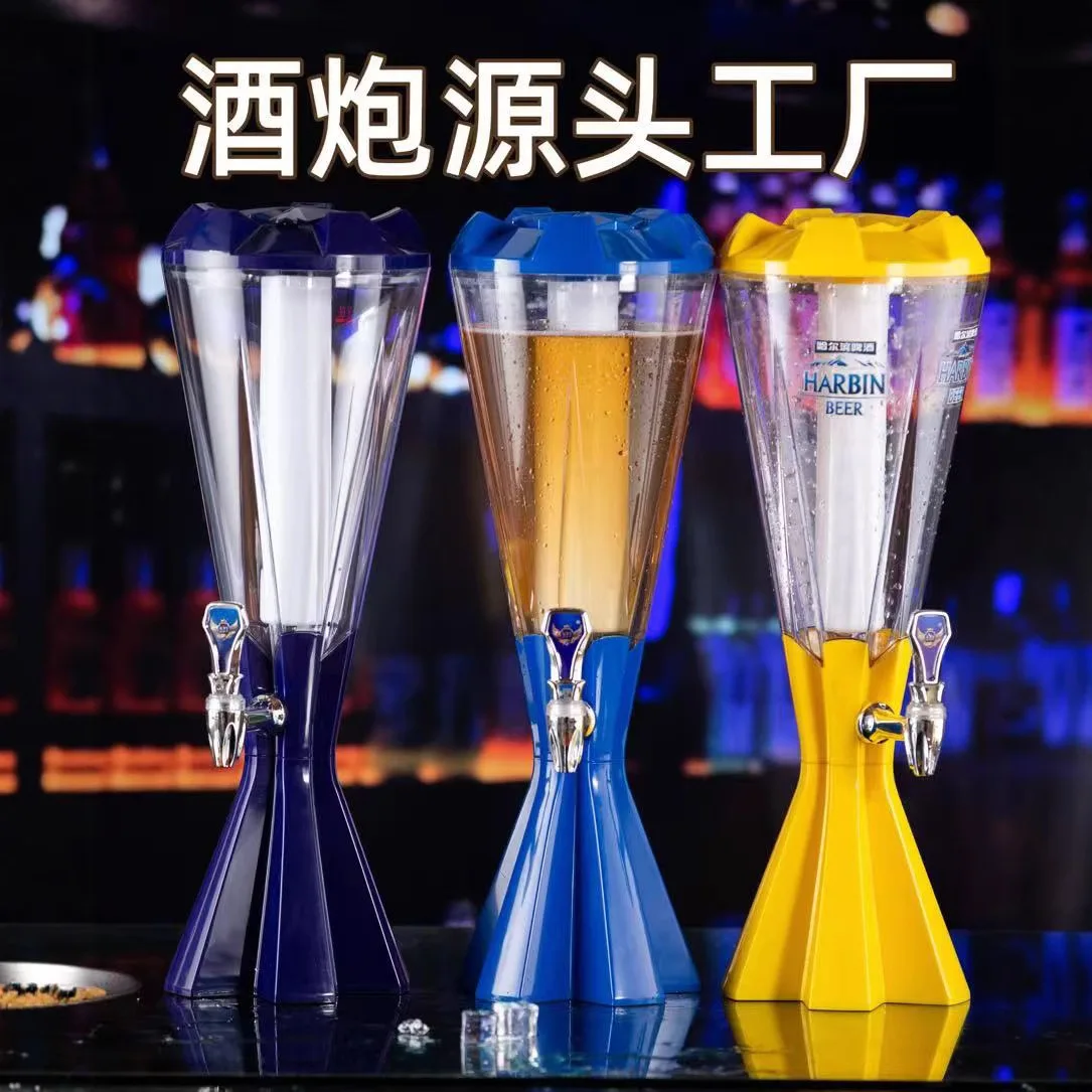 17 Pentagon colorful luminous 3-lit****** bar barbecue special wine column tower beer tower