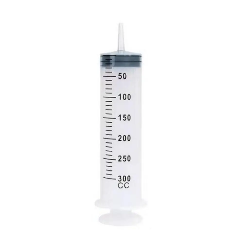 

Transparent Large Capacity Syringe Plastic with Scale Pet Feeding Syringe Reusable 60/100/200/300/500ML Measuring Syringe