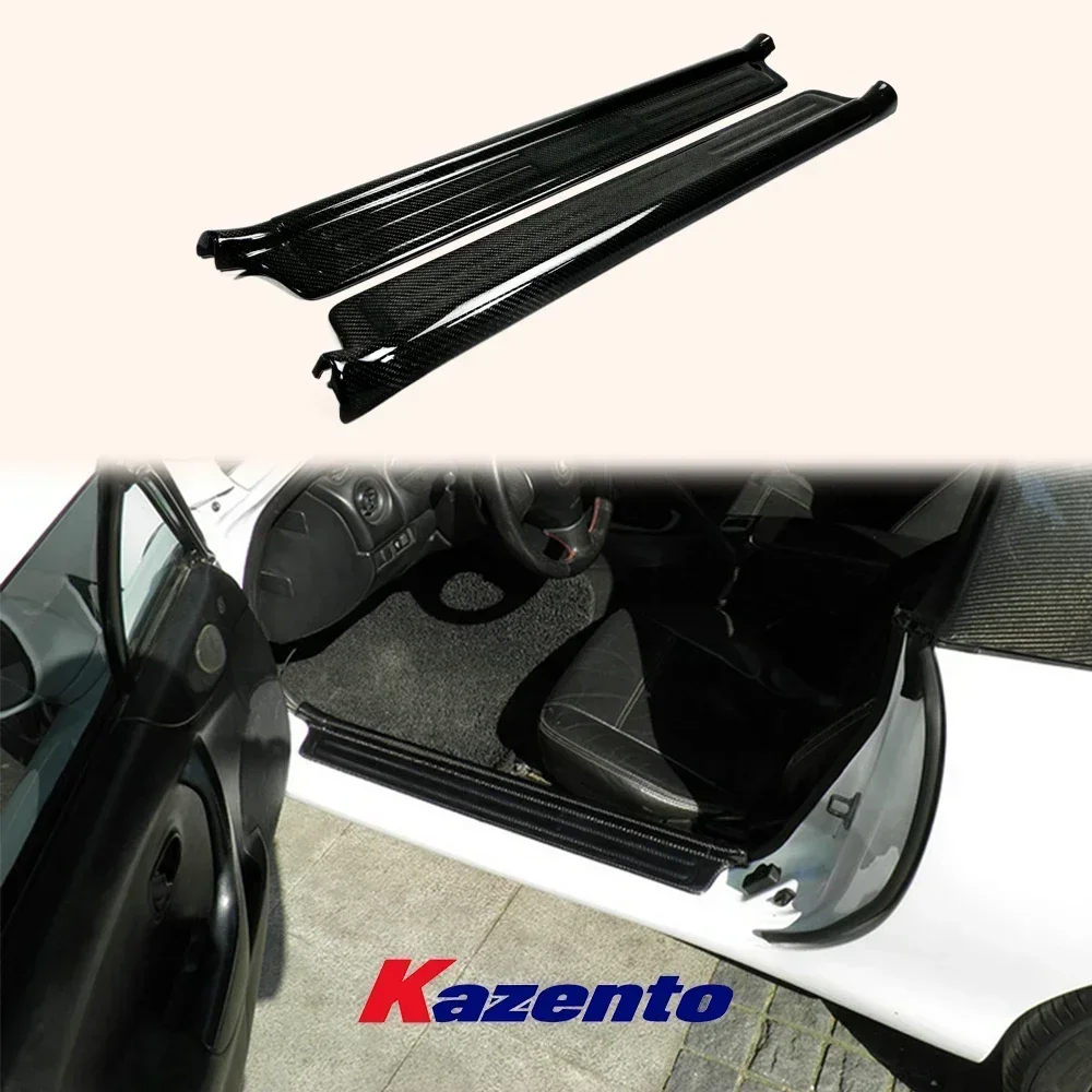 2026 For Mazda MX5 NB MK2 Miata KZ Style Carbon Fiber Side Door Sill Panel Cover Pair
