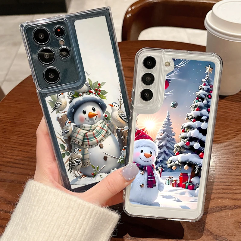 عيد ميلاد سعيد سيليكون قضية الهاتف لسامسونج غالاكسي A17 A55 A56 A16 A26 A36 A35 A15 S25 حافة S23 S24 الترا S22 S24 FE غطاء #1