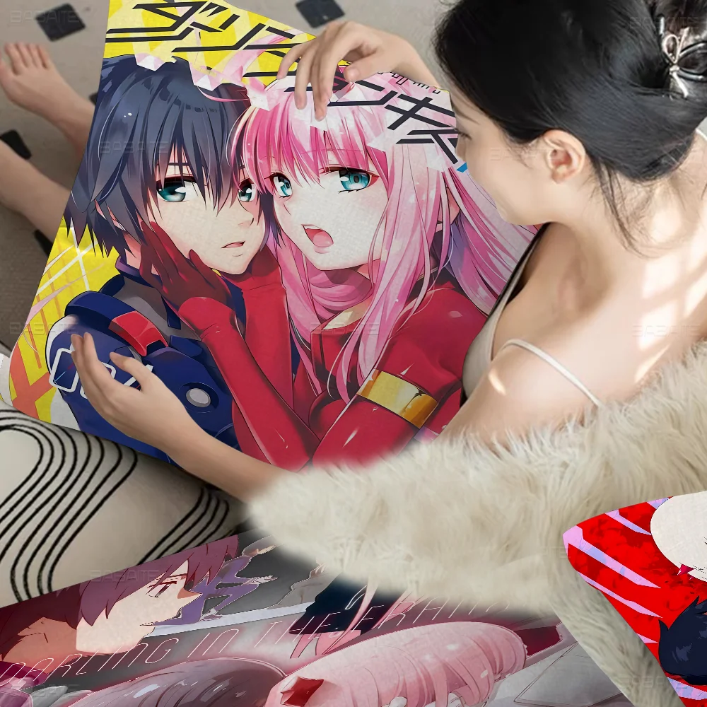 

Anime Darling In The Franxx Pillow Gift Home Office Decoration Bedroom Sofa Car Cushion Cover Case 45x45