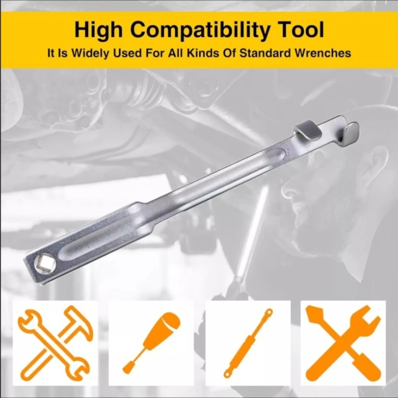 Hot Sale 1/2Pcs Universal Torque Amplifier Tool with 1/2inch Drive Hole Wrench Extender Bar Adaptor Extension Kits for Mechanics
