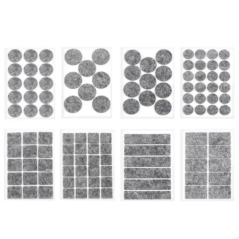 A2UD 8pcs/Set Стул Стул Самоджящиеся Глинеры Мебельными защитны