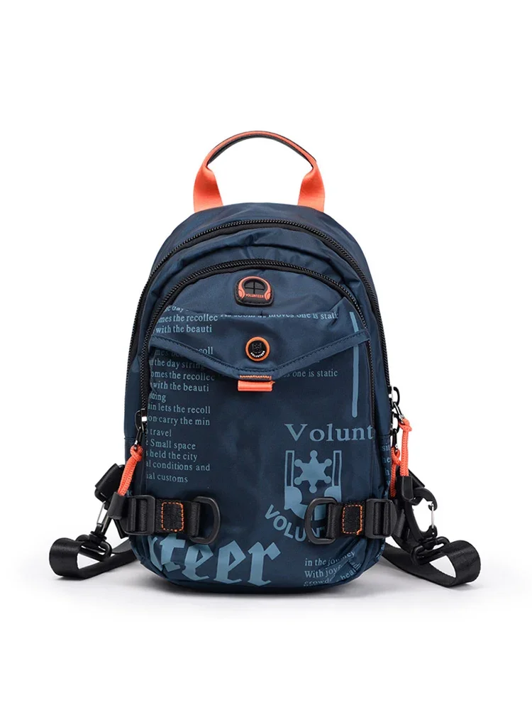 Volunteer Backpacks for Men 2023 Fashion New Protable Mini Size Stylish Hight Quality Waterproof Shoulders Bag 1518-22A