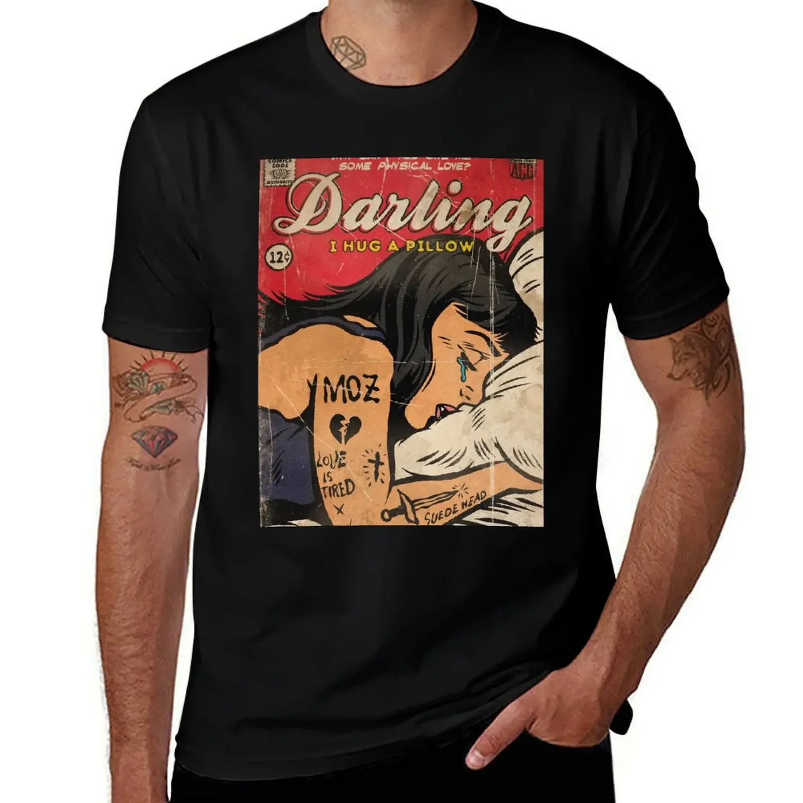 Darling Comics T-Shirt Blouse Short sleeve tee summer 2025 anime tshirt t shirts men