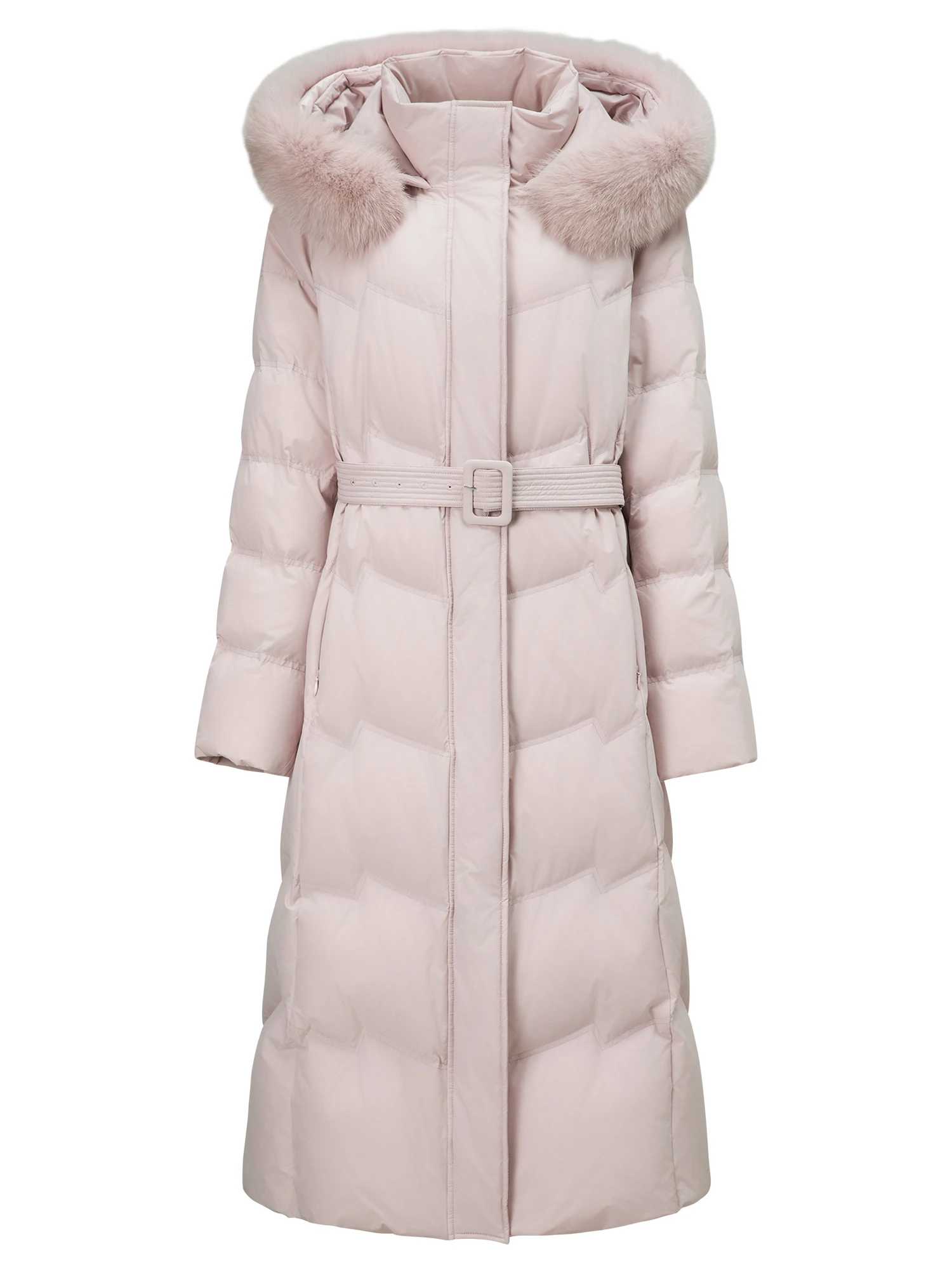 DUSHU Plus Size Mountain Ridge Down Jacket Women Stand Collar Hooded Long Puffer Coat 2026 Winter New Windproof Warm Outerwear