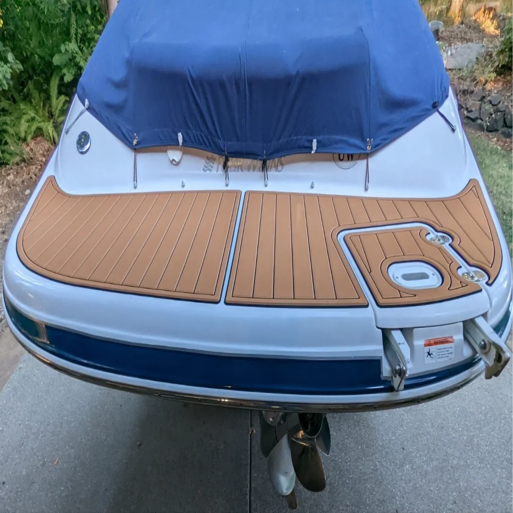 Swim Platform Cockpit Boat EVA Foam Teak Floor Pad For 2005 Four Winns Horizon 230