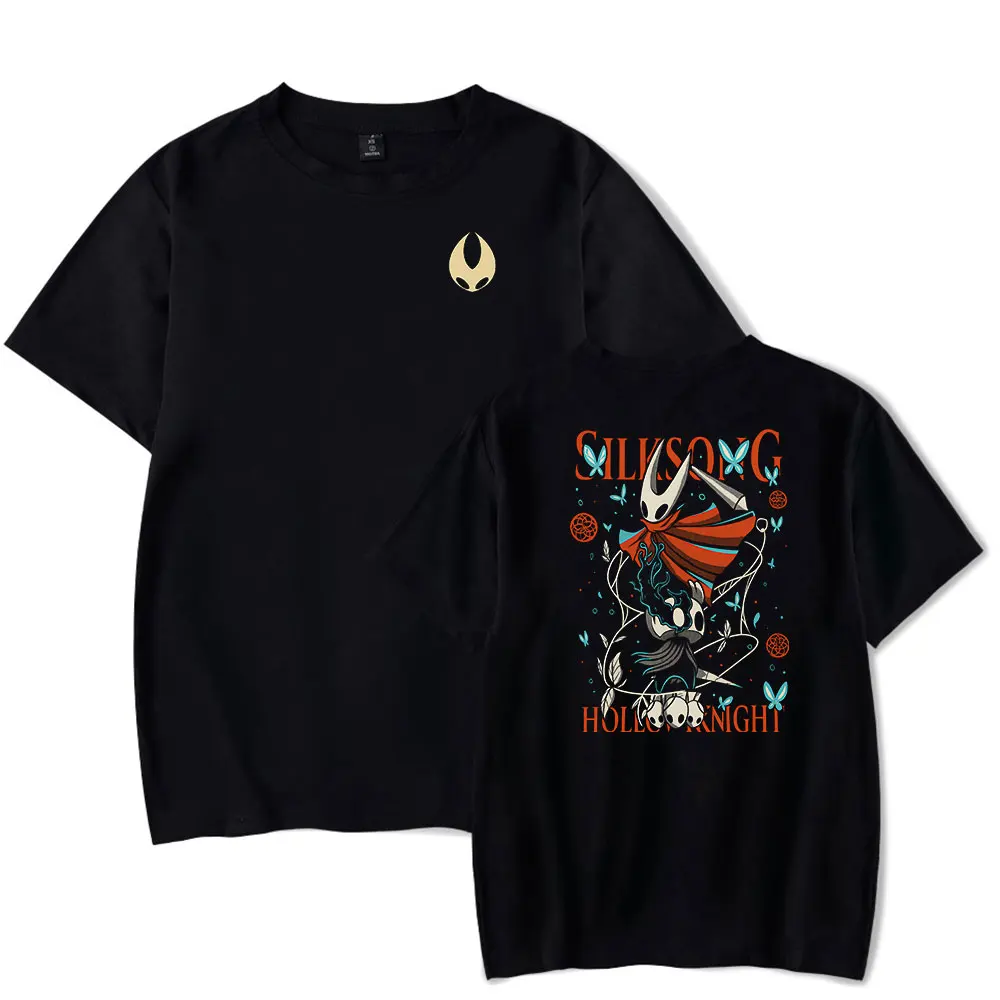 

Hollow Knight Merch 2025 Merch футболка мужская с коротким рукавом футболка унисекс топы одежда повседневные женские топы Y2K