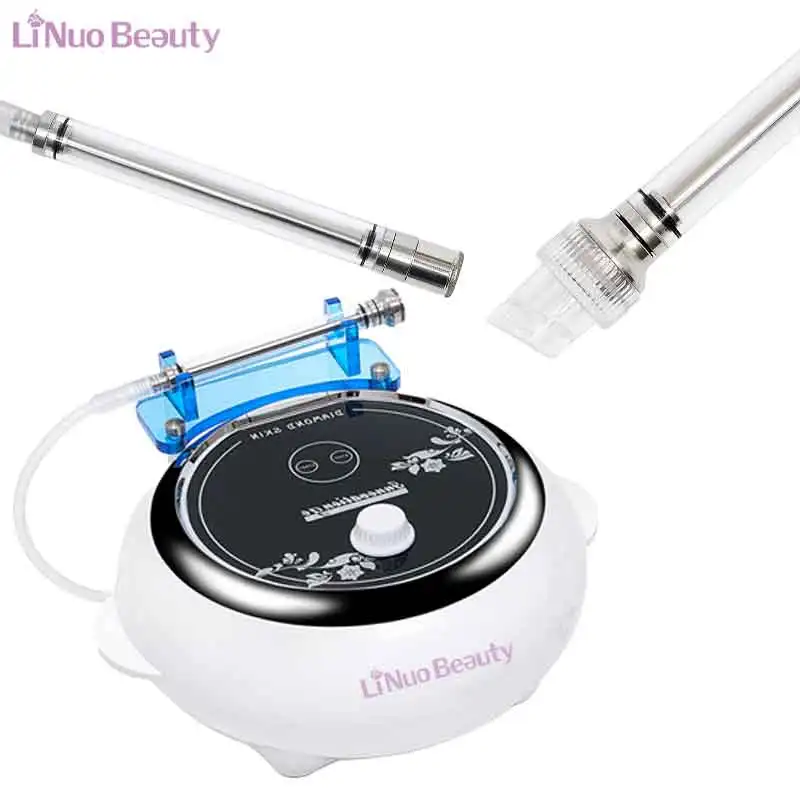 Máquina facial de hidrodermoabrasión para uso doméstico, hidrodermoabrasión, chorro de oxígeno, exfoliación h2o2, microdermoabrasión de diamante, cuidado de la piel