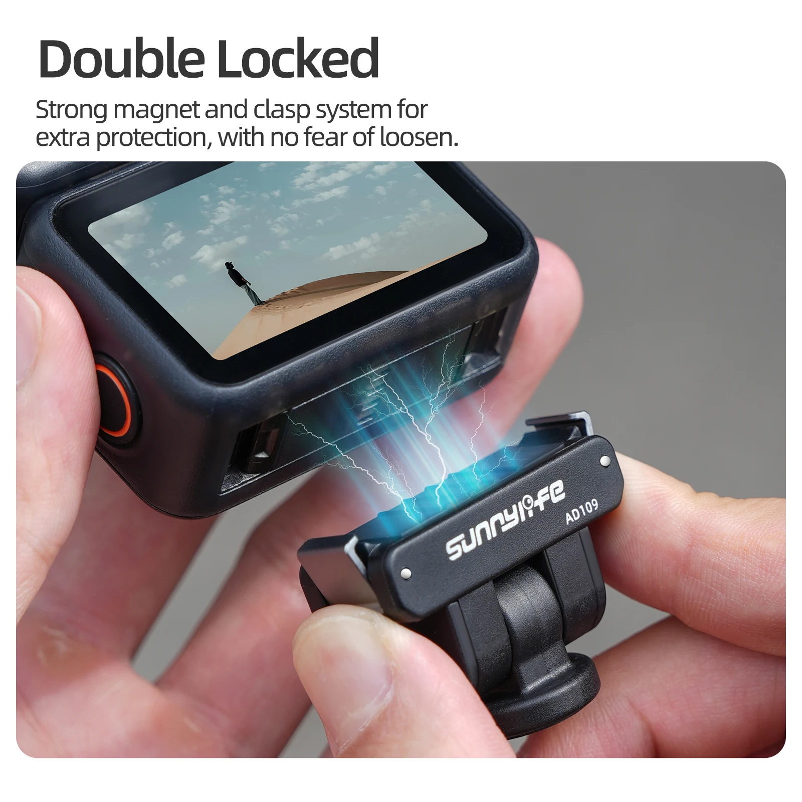 

Mount Adapter ​For DJI OSMO Nano Dual-Direction Magnetic Adapter Extension Adjustable Rotating Quick-Release Plate Accessory