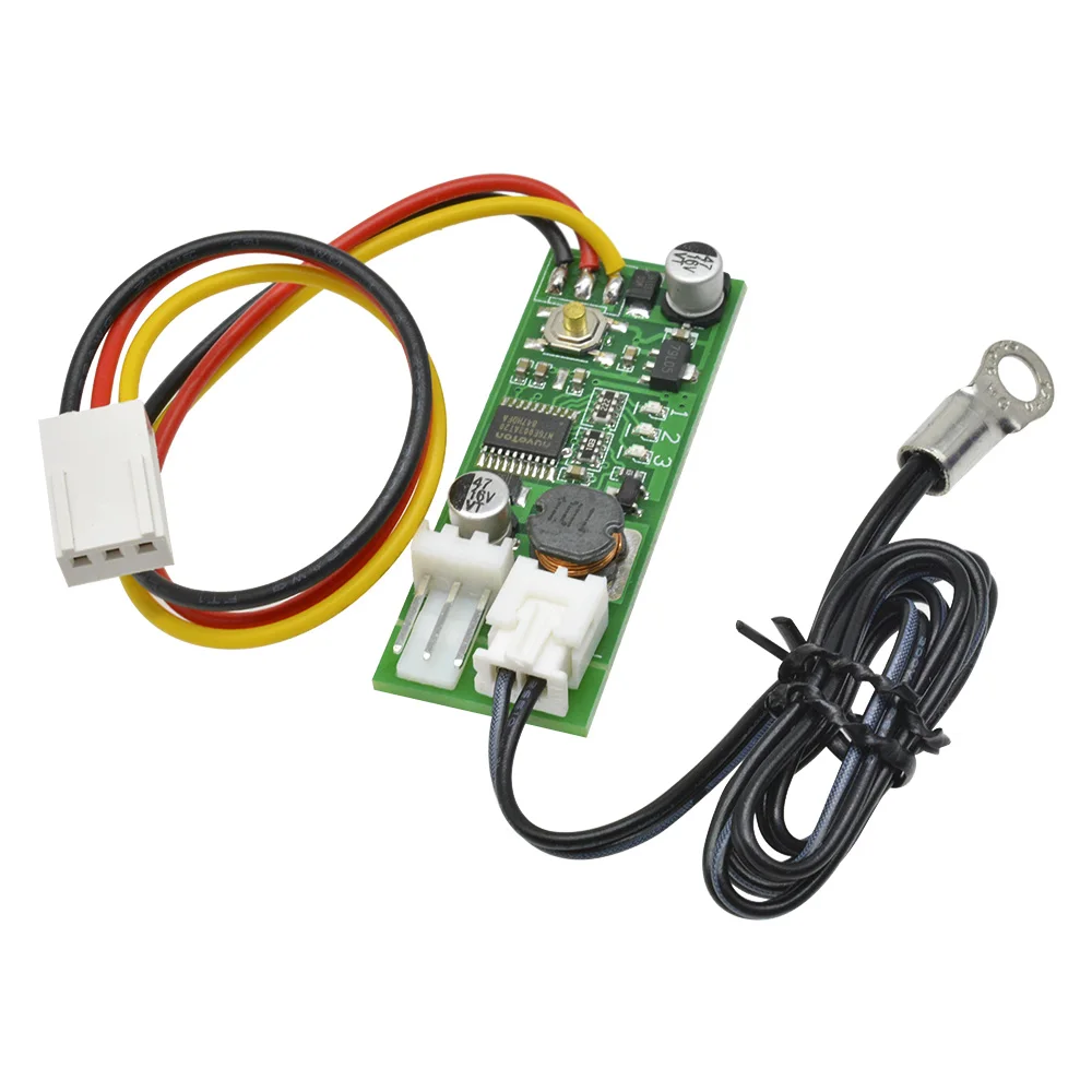 2-3 Wire DC 12V Temperature Control Denoised Speed Controller Regulator ON/OFF for Computer PC Fan with circular probe Governor