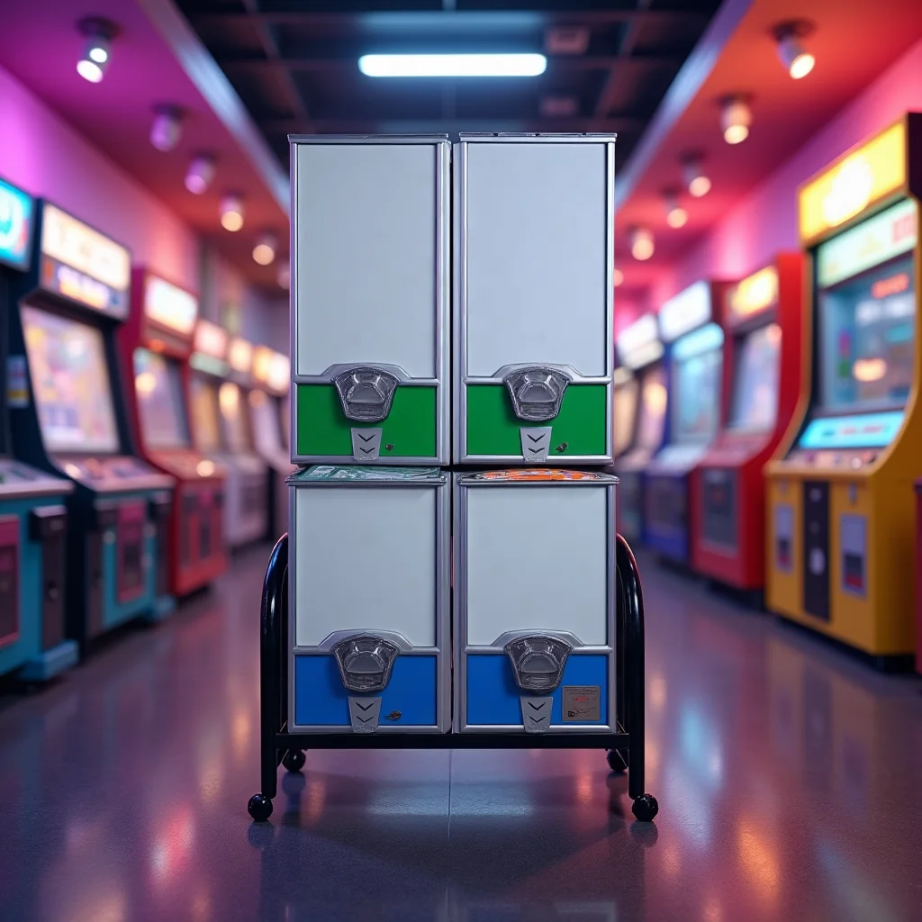 Factory Price Mini Toy Gumball Dispenser Vending Machine Stand Heavy 1 Metal Candy Business 20-150 Capacity CE