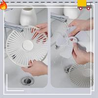 7200Mah Portable Fan Rechargeable Mini Folding Telescopic Fan Low Noise Electric Cooling Fan For Outdoor Home
