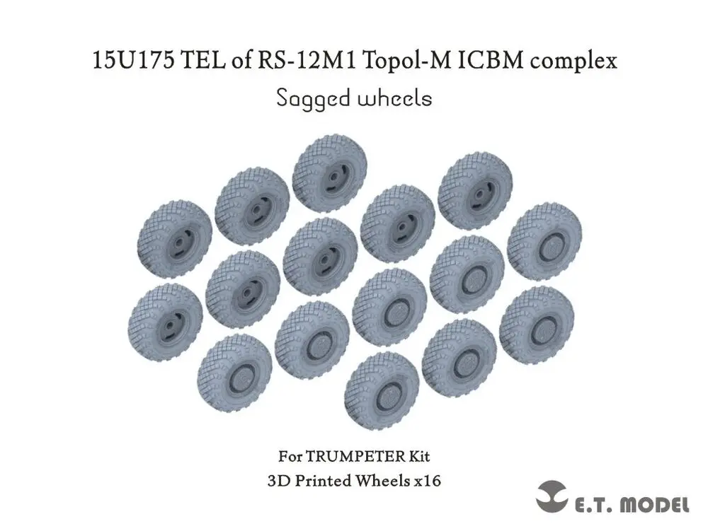 

ET MODEL 1/35 P35-114 15U175 TEL of RS-12M1 Topol-M ICBM complex Sagged wheels