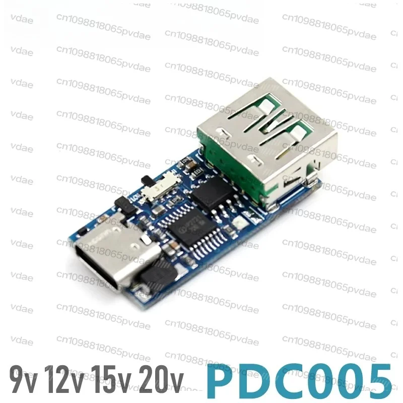 PDC005-PD Decoy PD23.0 to DC Activation Aging Measurement Factory QC4 Charging Notebook 9121520V