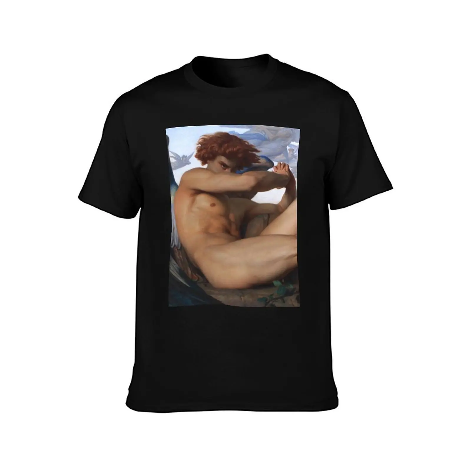 Alexandre Cabanel - Fallen Angel (Digitally Enhanced) T-Shirt Minimal Art Print T-Shirt
