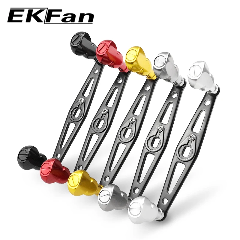 EKFan 110MM Straight Handle 8x5MM 7x4MM holes 35G Length Alloy For Dawa Shimno Bastcast Reel DIY